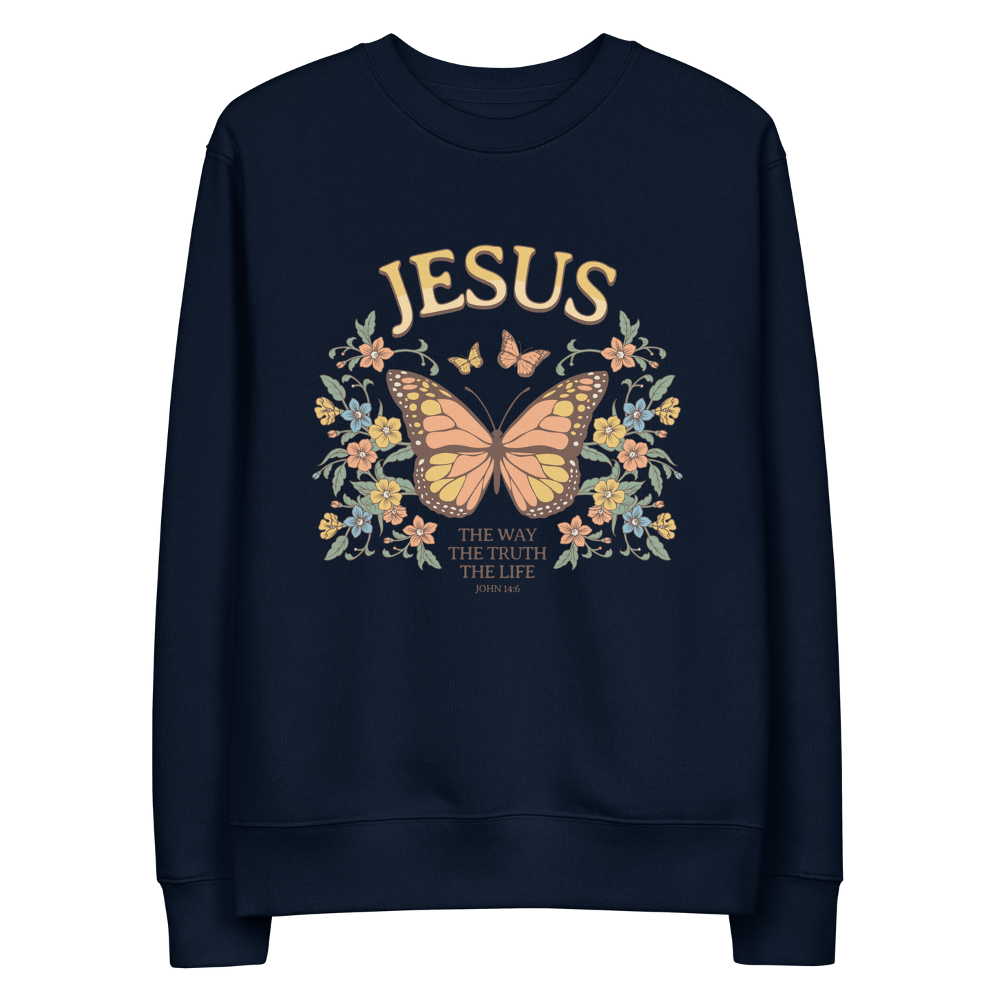 ''Jesus is the way'' women sweatshirt