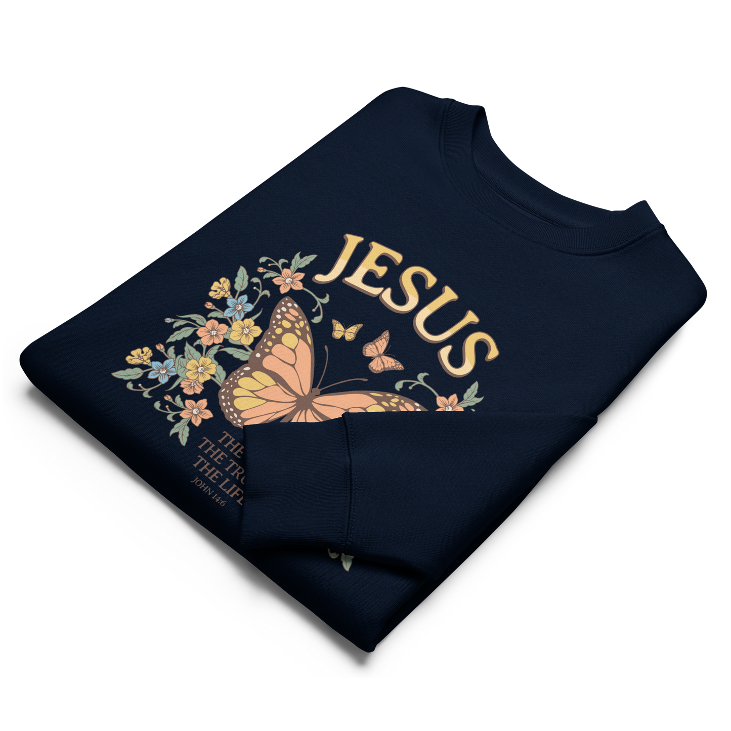 ''Jesus is the way'' women sweatshirt